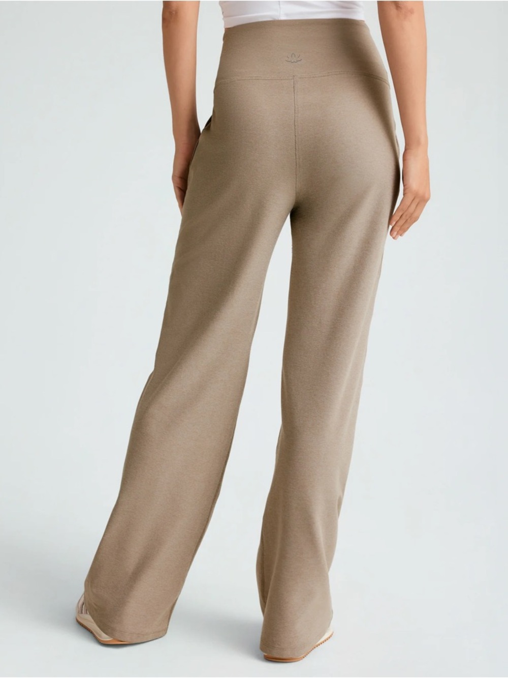 Spacedye Laid Back Wide Leg Pant 31" L Birch Heather - Picture 2 of 6